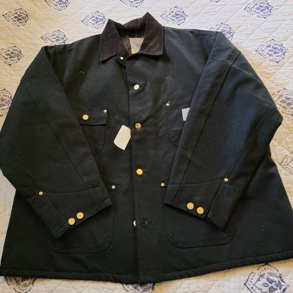 Carhartt Other - NWT Carhartt Chore Coat 52R.  Black.
